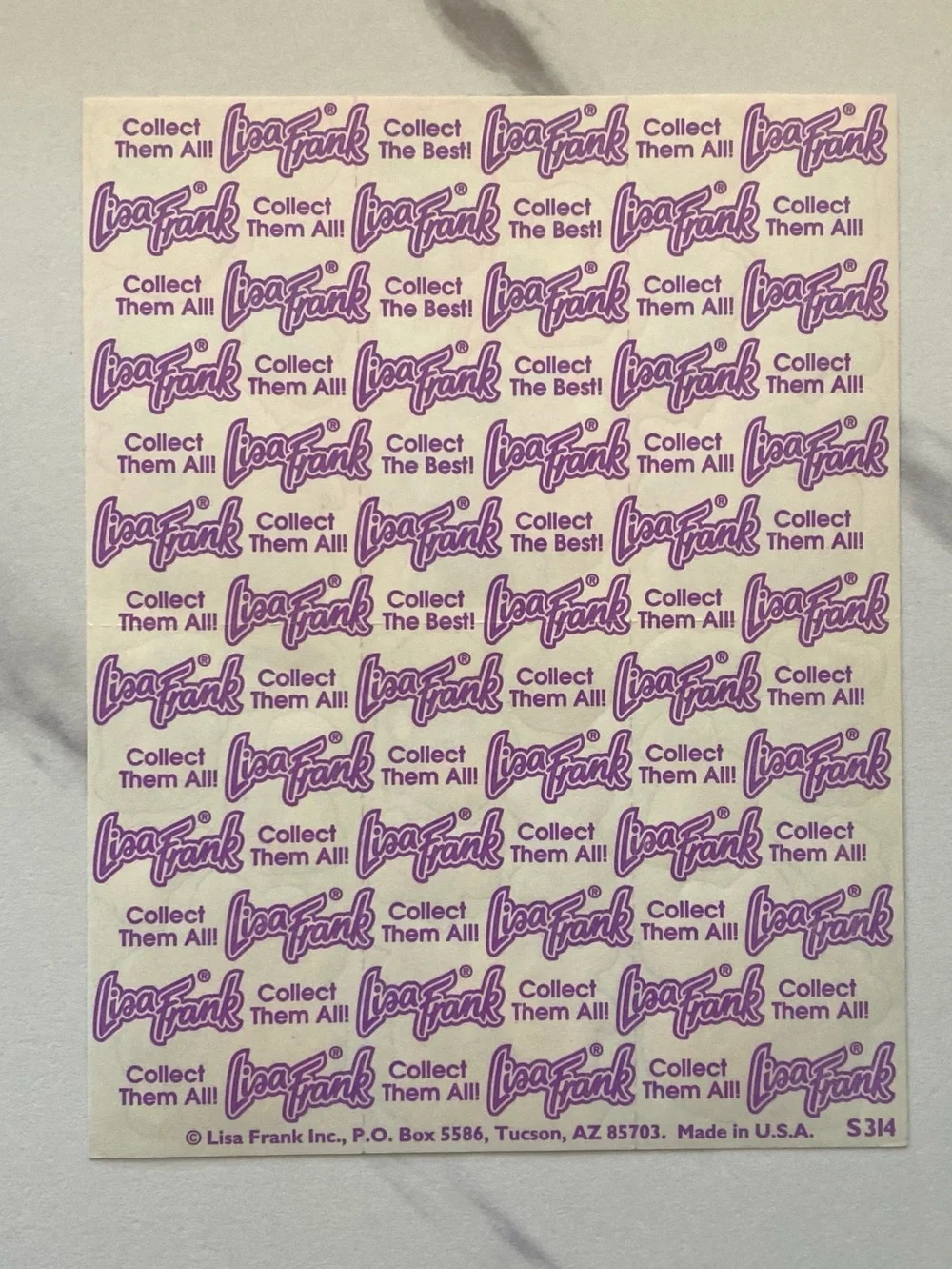 VTG Lisa Frank Halloween kittens and puppies complete sticker sheet